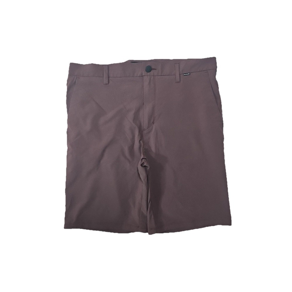 HURLEY x NIKE Dri-Fit Chino 21" Walkshorts Mahogany (Dark Red) Men's 36 - 895055